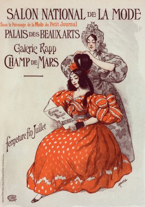 Salon de la Mode by Auguste Roedel Oil Painting