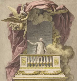 Design for a Pulpit by Augustin Pajou Oil Painting