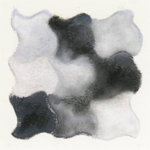 Abstraktion In Grau, Schwarz Und Weiss by Augusto Giacometti Oil Painting