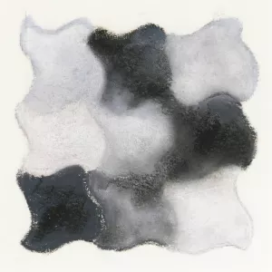 Abstraktion In Grau, Schwarz Und Weiss by Augusto Giacometti Oil Painting