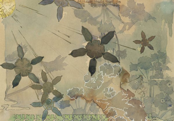 Main Product Photo of Stylised Plants  Painting by Augusto Giacometti