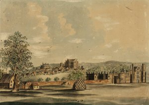 St. James's with the Village of Charing as It Appeared in ye Reign of Henry VIII by Augustus Charles Pugin Oil Painting