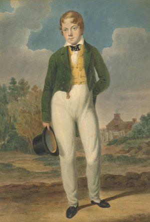 The Infant Roscius by Augustus Earle Oil Painting