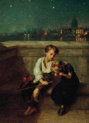 Sympathy by Augustus Edwin Mulready Oil Painting