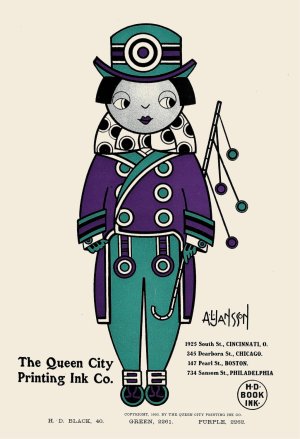 Queen City Ink, Ad. 01 by Augustus Jansson Oil Painting