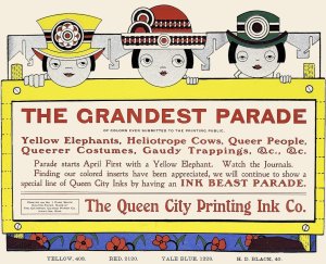 Queen City Ink, Ad. 07 by Augustus Jansson Oil Painting