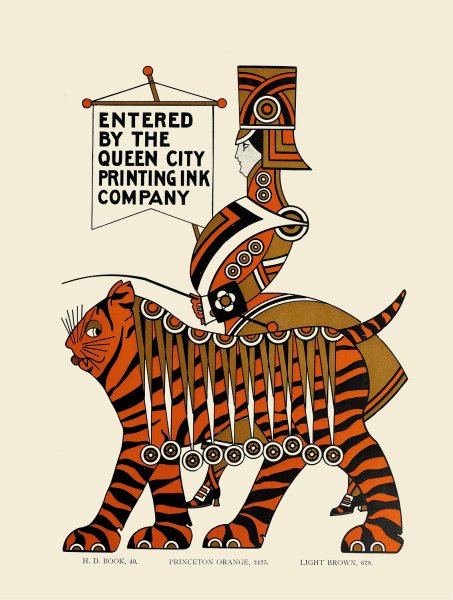 Queen City Ink, Ad. 10  by Augustus Jansson - Hand-Painted Oil Painting Reproduction