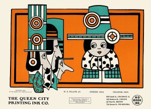 Queen City Ink, Ad. 20 by Augustus Jansson Oil Painting
