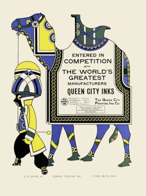 Queen City Ink, Ad. 28 by Augustus Jansson Oil Painting