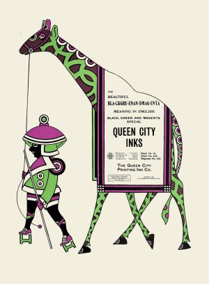 Queen City Ink, Ad. 30 by Augustus Jansson Oil Painting
