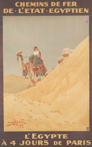 L'Egypte a 4 Jours de Paris by Augustus Osborne Lamplough Oil Painting