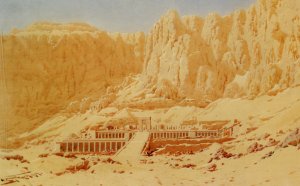 The Valley of the Kings by Augustus Osborne Lamplough Oil Painting
