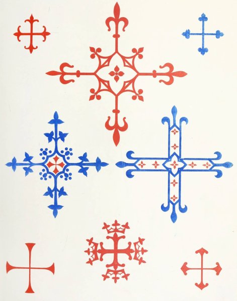 Main Product Photo of Crosses for marking Church Linen  Painting by Augustus Pugin