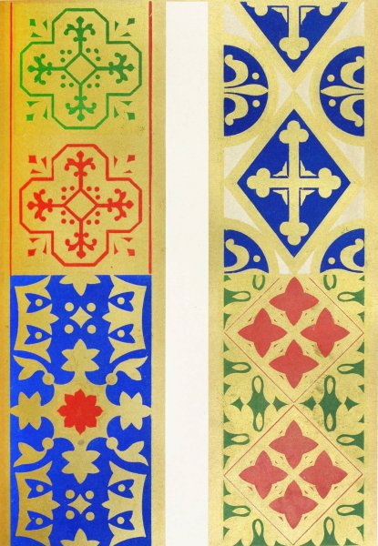 Main Product Photo of Patterns for Stoles and Maniples 3  Painting by Augustus Pugin