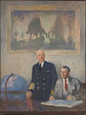The High Command - Right Panel by Augustus Vincent Tack Oil Painting