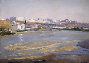 El Manzanares by Aureliano De Beruete y Moret - Oil Painting Reproduction