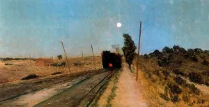 El Tren by Aureliano De Beruete y Moret Oil Painting