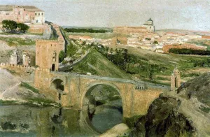 Toledo painting by Aureliano De Beruete y Moret