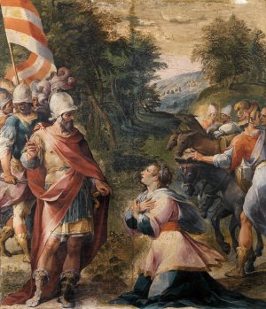 David And Abigail by Avanzino Nucci Oil Painting