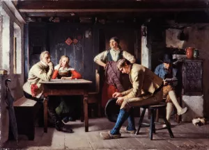 Proposal by Axel Kulle Oil Painting
