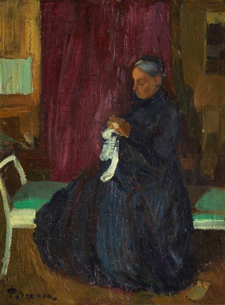 Main Product Photo of Older Woman  Painting by Axel Torneman