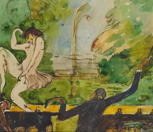Variete Oil painting by Axel Torneman