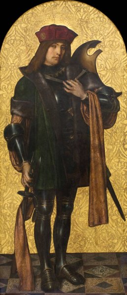 Saint Candidus by Ayne Bru Oil Painting