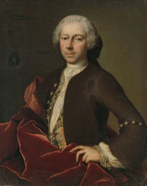 Portrait of Pieter Parker, Alderman, Burgomaster and Councilor of Goes by B. Monmorency Oil Painting