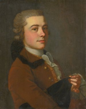 Portrait of Berlin Opera Actor by B.S. Henrich Oil Painting