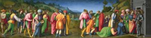 Joseph pardons his Brothers by Bacchiacca Oil Painting