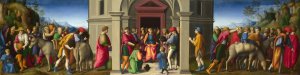 Joseph receives his Brothers on their Second Visit to Egypt by Bacchiacca Oil Painting