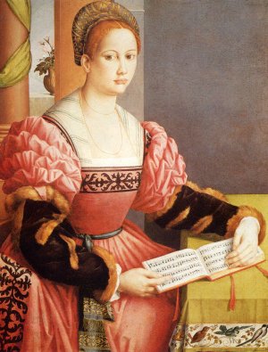 Portrait Of A Lady Oil painting by Bacchiacca
