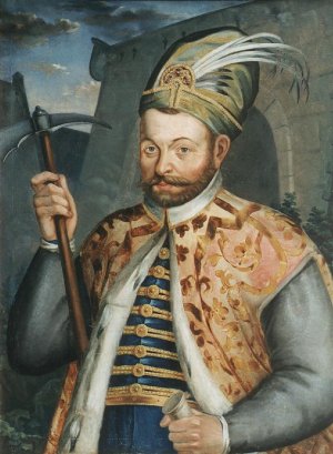 Portrait of a Thegn by Balint Kiss Oil Painting