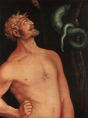Adam Detail by Baldung Grien Hans Oil Painting