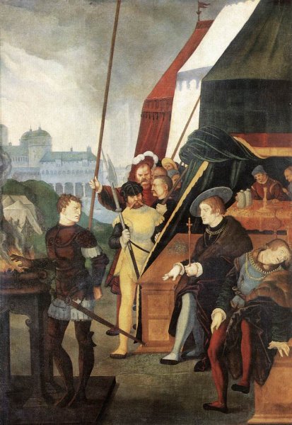 Main Product Photo of Mucius Scaevola Painting by Baldung Grien Hans