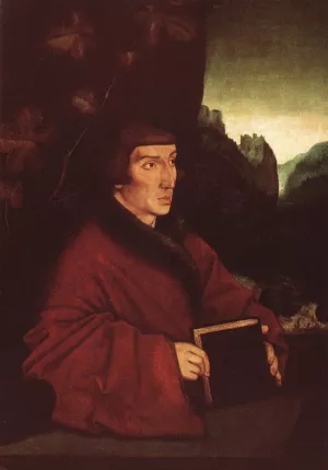 Portrait of Ambroise Volmar Keller Oil painting by Baldung Grien Hans