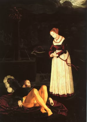 Pyramus and Thisbe by Baldung Grien Hans Oil Painting