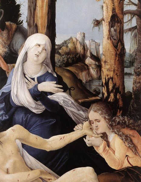 Main Product Photo of The Lamentation of Christ Detail Painting by Baldung Grien Hans