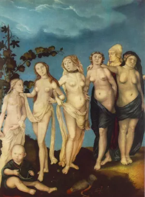 The Seven Ages of Woman by Baldung Grien Hans Oil Painting