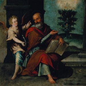 Saint Matthew by Baltasar De Echave Ibia Oil Painting