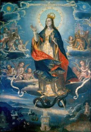 The lmmaculate Conception by Baltasar De Echave Ibia Oil Painting