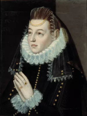 Portrait of a Lady Oil painting by Baltasar De Echave Orio