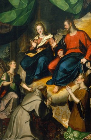 The Porciuncula by Baltasar De Echave Orio Oil Painting