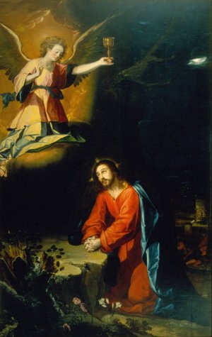 The Prayer in the Garden by Baltasar De Echave Orio Oil Painting