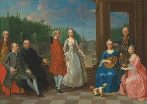A Portrait of Jacques-Jean Cremers by Balthasar Beschey Oil Painting
