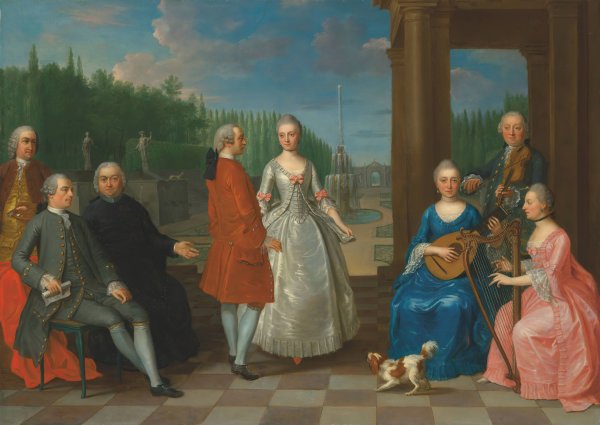A Portrait of Jacques-Jean Cremers  by Balthasar Beschey - Hand-Painted Oil Painting Reproduction
