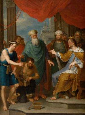 Joseph, Overseer of Egypt by Balthasar Beschey Oil Painting