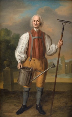 A Gardener by Balthasar Denner Oil Painting