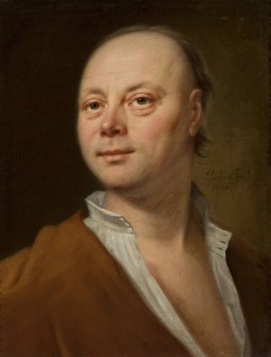 Portrait of a man by Balthasar Denner Oil Painting