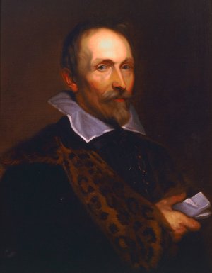 Portret van Joannes Woverius by Balthasar Van Meurs Oil Painting